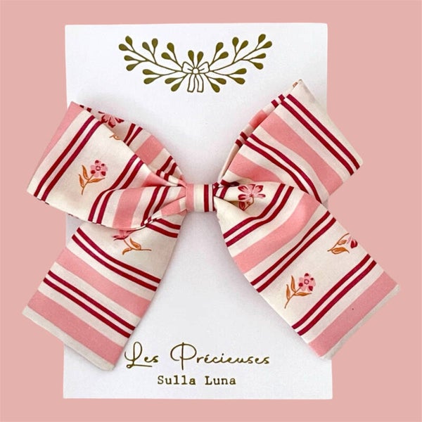 Barrette grand noeud Romance