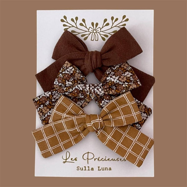 Trio barrettes Ambre
