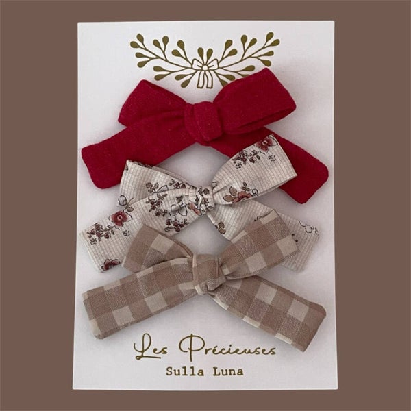 Trio petits noeuds Valentine