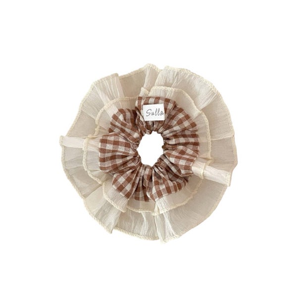 Petit chouchou vichy Noisette