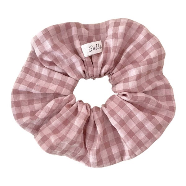 Chouchou vichy bois de rose