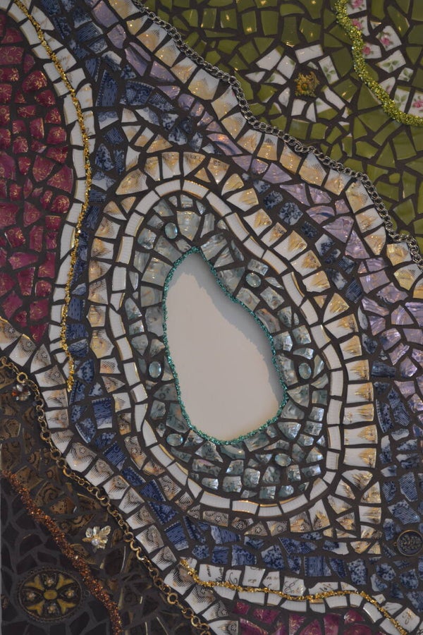 A Geode Treasure of Broken Pieces