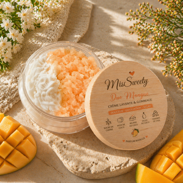 Duo Mangue – Crème Lavante & Gommage