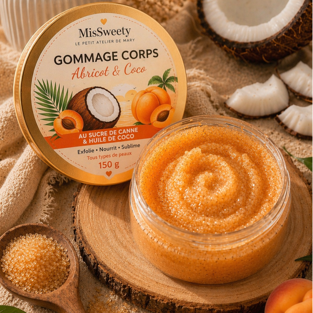 Gommage Corps – Abricot & Coco