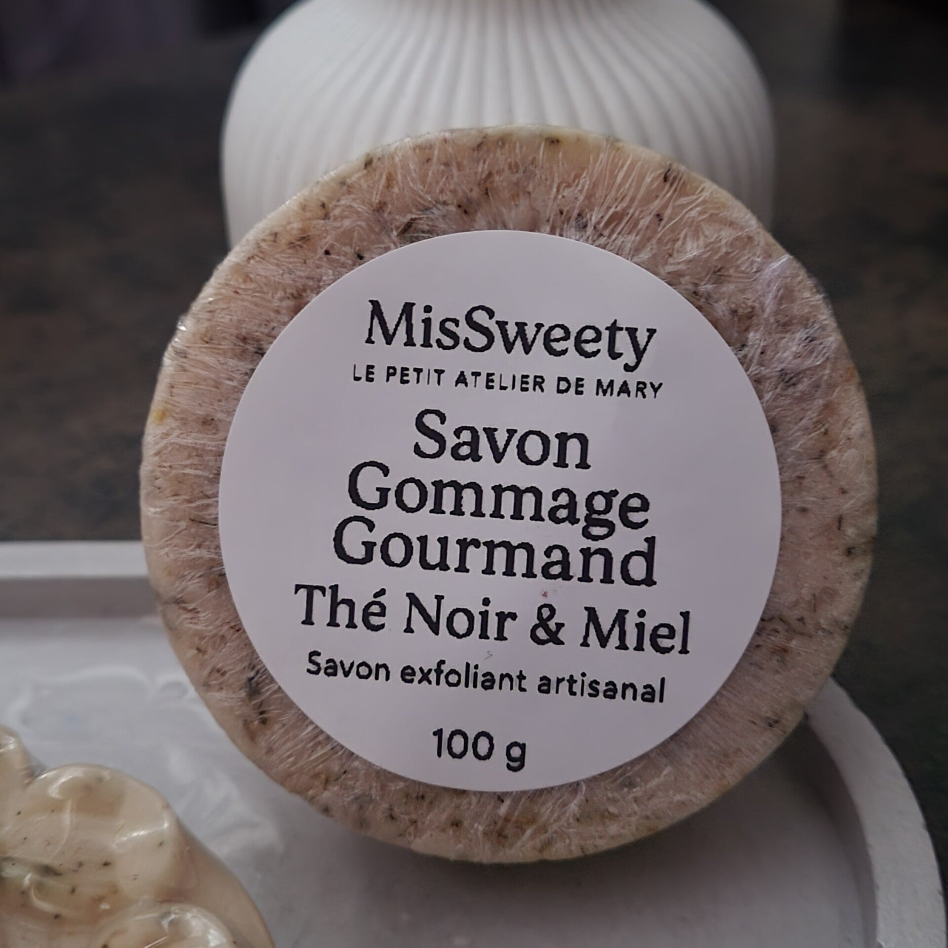 Savon Gommage Gourmand Thé Noir & Miel