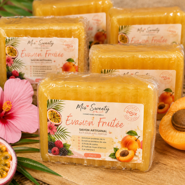 Évasion Fruitée Savon artisanal – 100 g