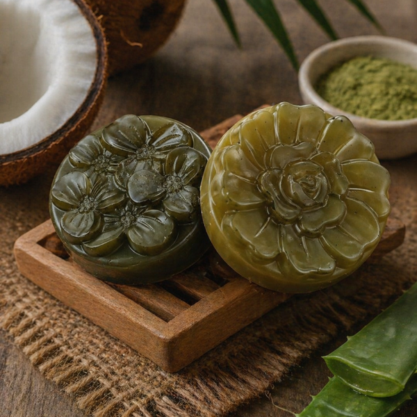 Savon Matcha Coco Aloe Vera & Beurre de Coco _ Citron vert coco