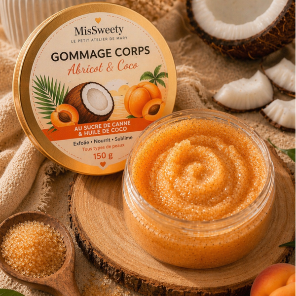 Gommage Corps – Abricot & Coco