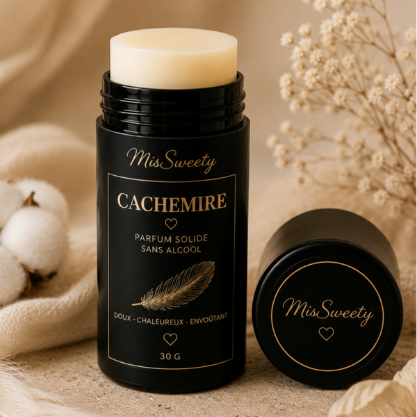 CACHEMIRE – PARFUM SOLIDE SANS ALCOOL – 30 G