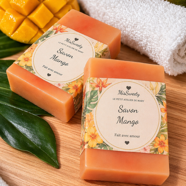 DOUCEUR Mangue Savon artisanal – Hydratant & Nourrissant