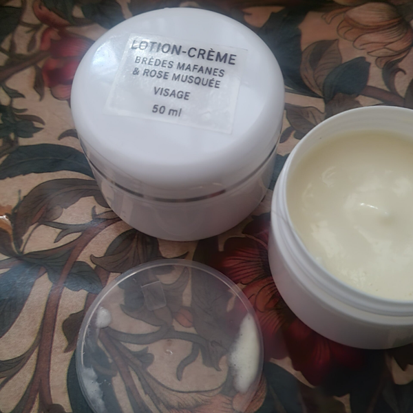 🪷 Lotion-Crème Visage – Brèdes Mafanes & Rose Musquée 50ml