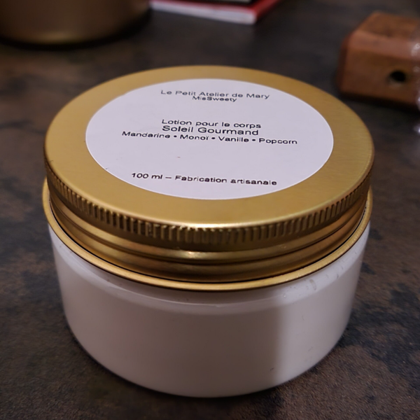🌞 Lotion Parfumée pour le Corps – Soleil Gourmand