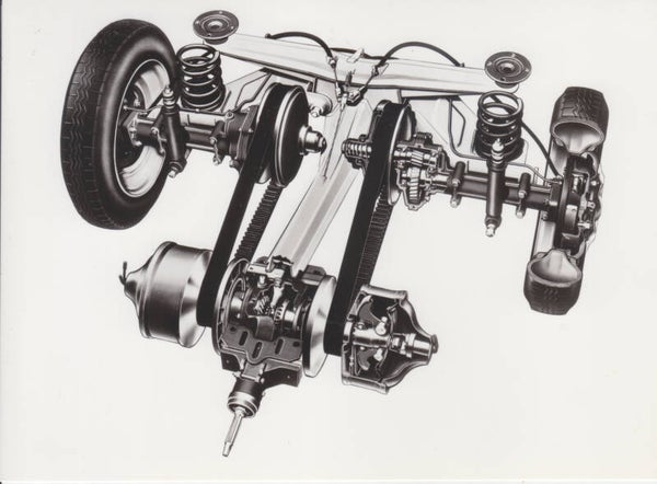 DAF Daffodil (variomatic transmission), press photo, Dutch, c1963