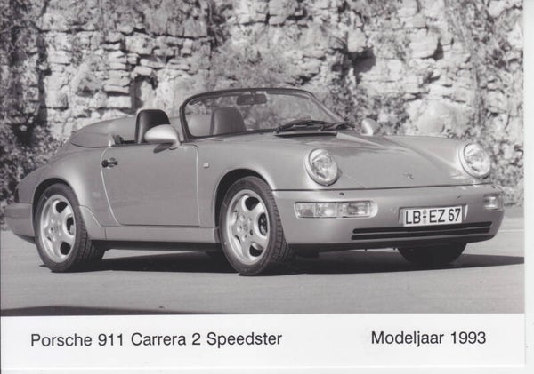 Porsche 911 Carrera 2 Speedster, press photo, MY 1993