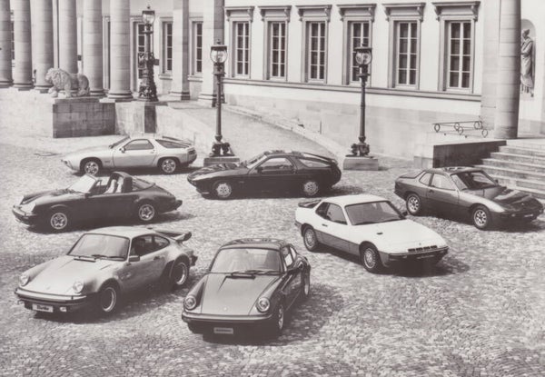 Porsche 911/924/928 models, press photo, 1980