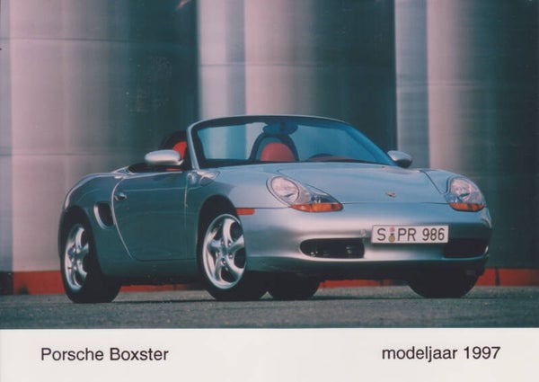 Porsche Boxster, press photo, A6+-size, Germany, 1997