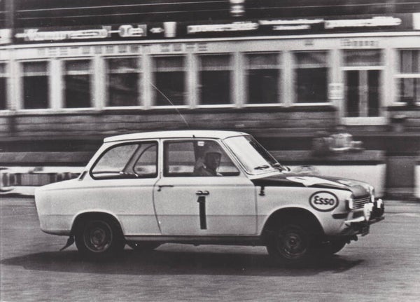 DAF 55 Rally, press photo, Dutch, c1970