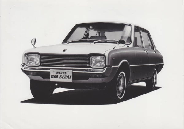 Mazda 1200 Sedan, press photo, Japan, c1968