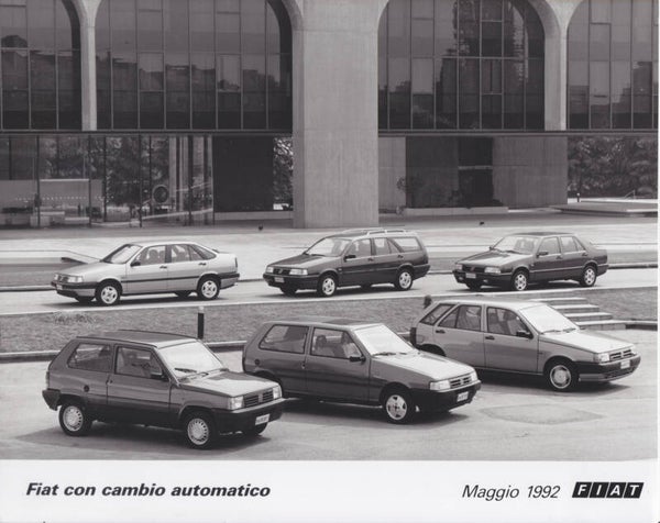 Fiat automatic model range, press photo, Italy, 5/1992