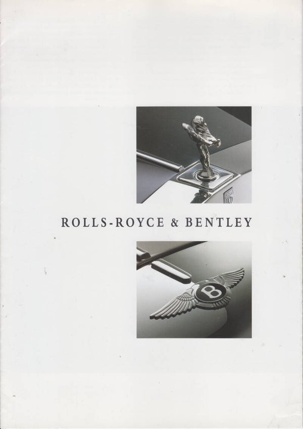 Bentley & Rolls-Royce program, 8 pages, 3 languages, c1990 (Swiss)