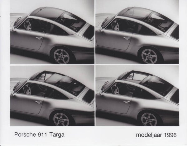 Porsche 911 Targa, press photo, Dutch, 1996