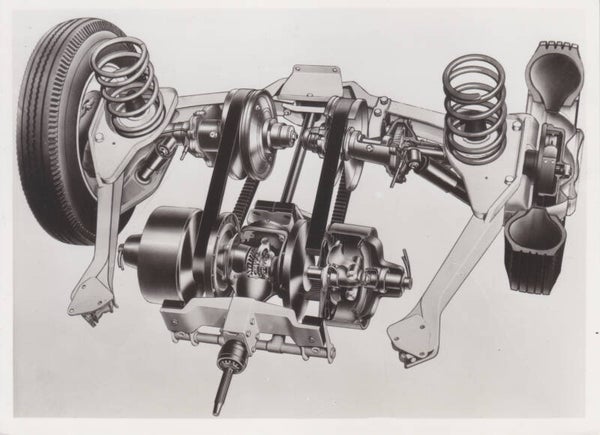 DAF Variomatic transmission, press photo, Dutch, c1965