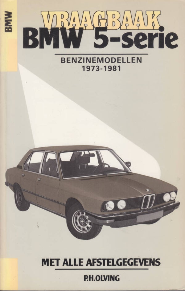 BMW 5-Serie, technical book, "Vraagbaak", 268 pages, Dutch