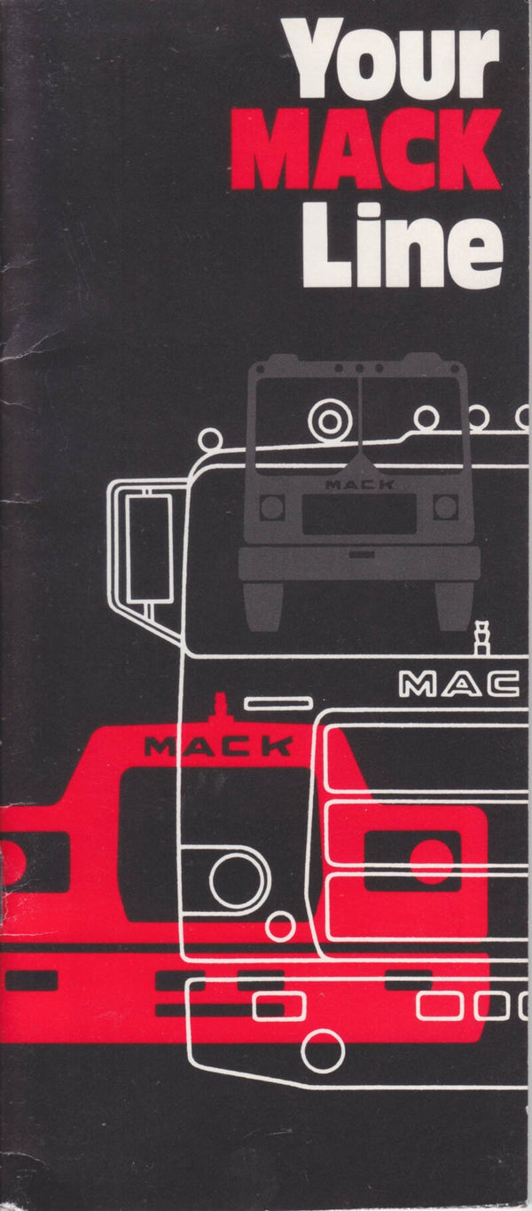 Mack truck range brochure, 32 smaller pages, USA, 1978