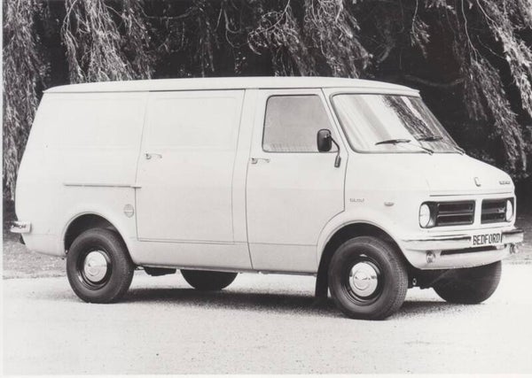 Bedford CF Van, press photo, UK, 1980