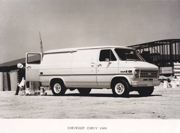 Chevrolet Chevy Closed Van, press photo, USA, 1980