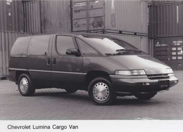 Chevrolet Lumina Cargo Van, press photo, Dutch, 1991