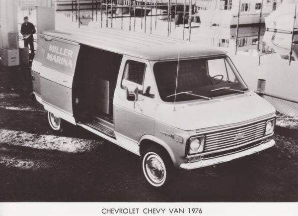Chevrolet Chevy Van, press photo, USA, 1976