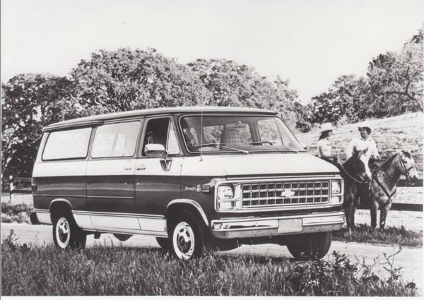 Chevrolet Chevy Beauville Sportvan, press photo, Dutch, 1980