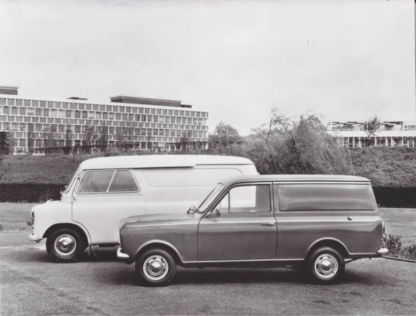 Bedford HAV & CALV Vans, press photo, UK, 1966