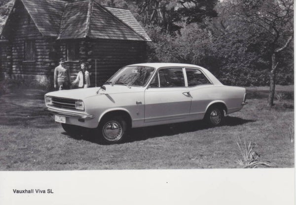 Vauxhall Viva II SL, press photo, A6-size, UK, c1967