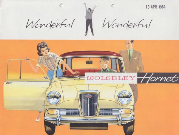 Wolseley Hornet, sales brochure, 12 pages, UK, 1964