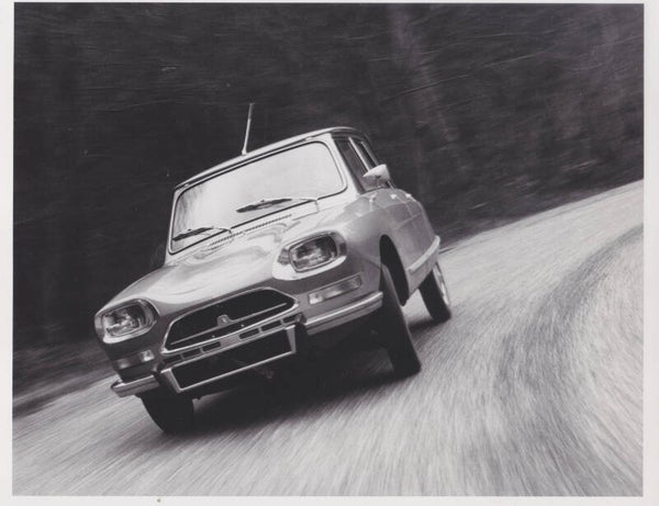 Citroën Ami Super, press photo, A5+-size, France, 1975