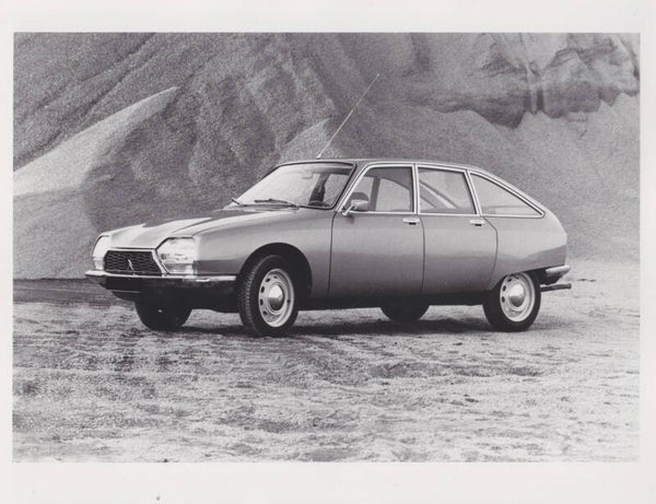 Citroën GS Berline, press photo, A5+-size, France, 1975