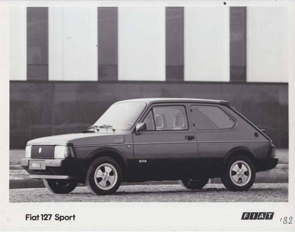 Fiat 127 Sport, press photo, Italy, c1982