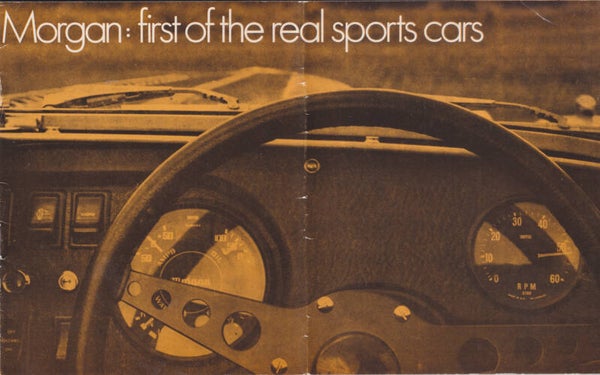 Morgan all models, sales brochure, 8 pages, UK, c1970