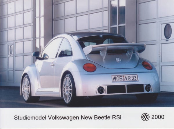 Volkswagen New Beetle RSi, press photo, Germany, 2000