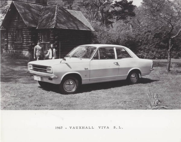 Vauxhall Viva II SL 2-Door, press photo, A5+-size, UK, 1967