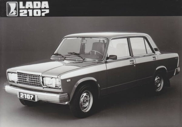 Lada 2107 Sedan, press photo, Dutch, c1984