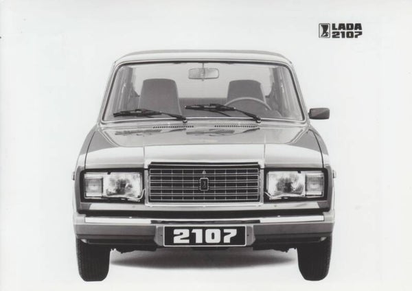 Lada 2107 Sedan, press photo, Dutch, c1983