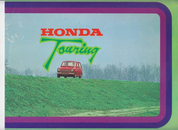Honda N 600 Touring, sales folder, 4 pages, Dutch, c1970