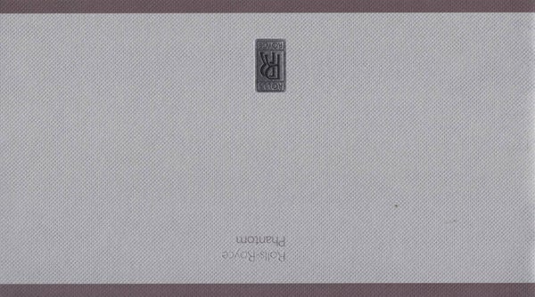 Rolls-Royce Phantom range, sales brochure, 24 pages, English, 9/2006