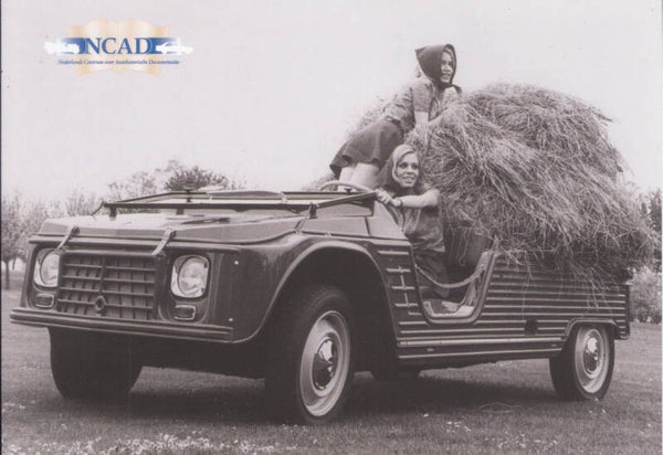 Citroën Mehari, NCAD postcard, Dutch