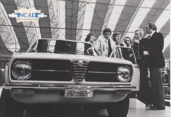 Alfa Romeo Alfetta 1.6, NCAD postcard, Dutch