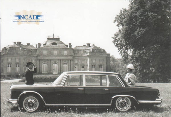 Mercedes-Benz 600, NCAD postcard, Dutch