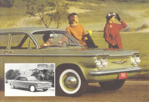 Chevrolet Corvair 700 1960, NCAD postcard, Dutch, # 005